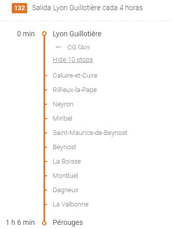 bus Pérouges