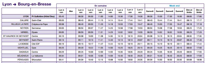horario Pérouges